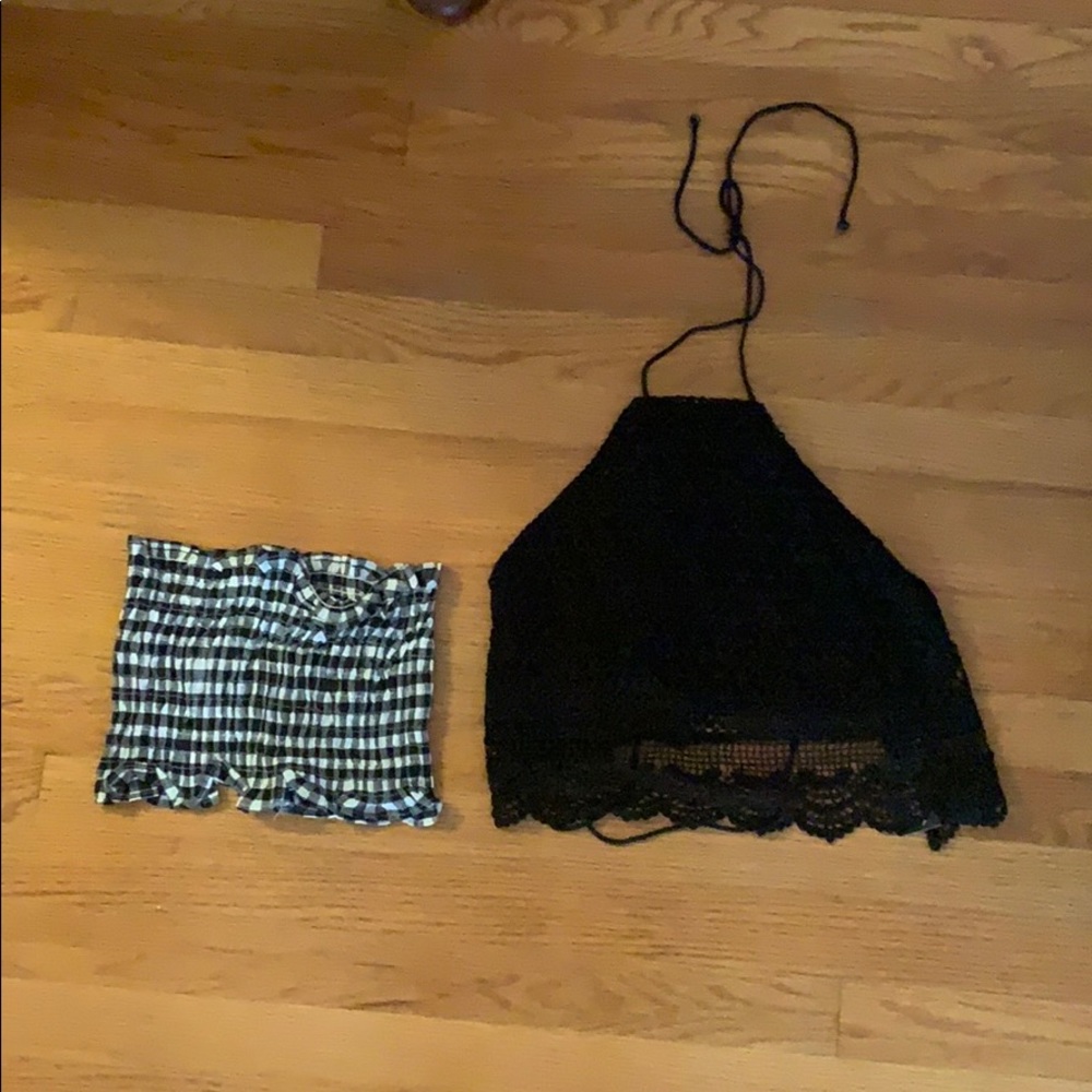 2 crop tops